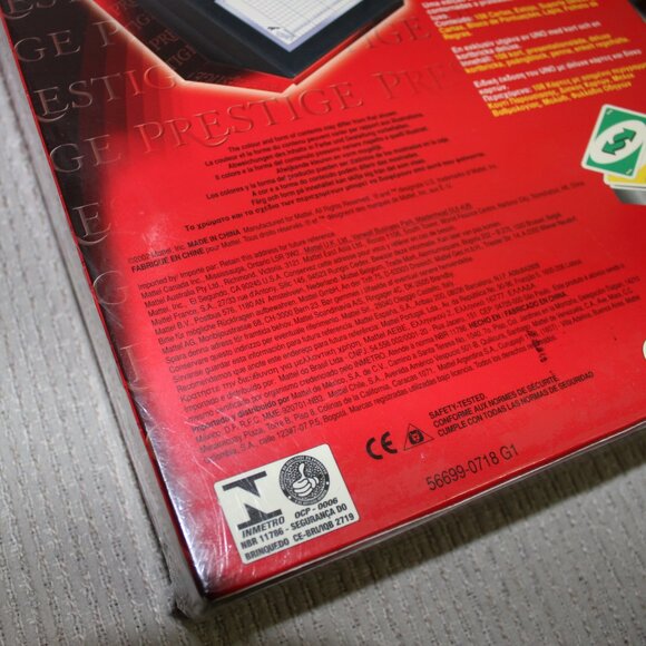 3/$88❤️sealed rare vintage 2002 UNO PRESTIGE card game Mattel deluxe card tray - Picture 6 of 10